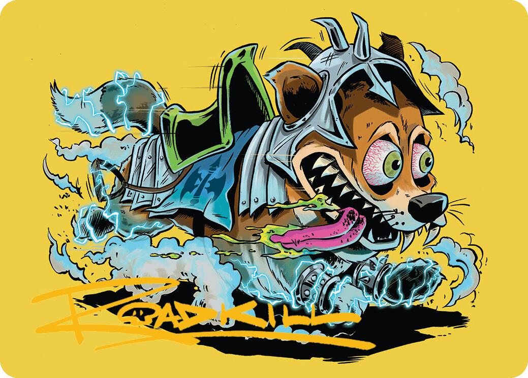 District Mascot Art Card (50/54) (Gold-Stamped Signature) [Aetherdrift Art Series] | Rock City Comics