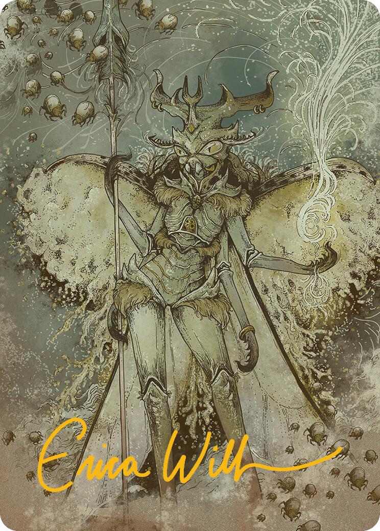 Aatchik, Emerald Radian Art Card (6/54) (Gold-Stamped Signature) [Aetherdrift Art Series] | Rock City Comics