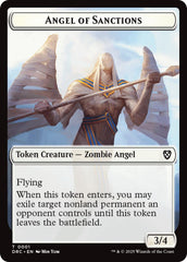 Angel of Sanctions // Vizier of Many Faces Double-Sided Token [Aetherdrift Commander] | Rock City Comics