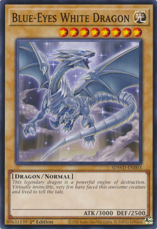 Blue-Eyes White Dragon [SDWD-EN003] Common | Rock City Comics