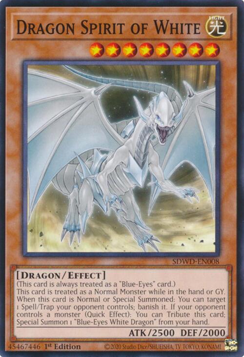 Dragon Spirit of White [SDWD-EN008] Common | Rock City Comics