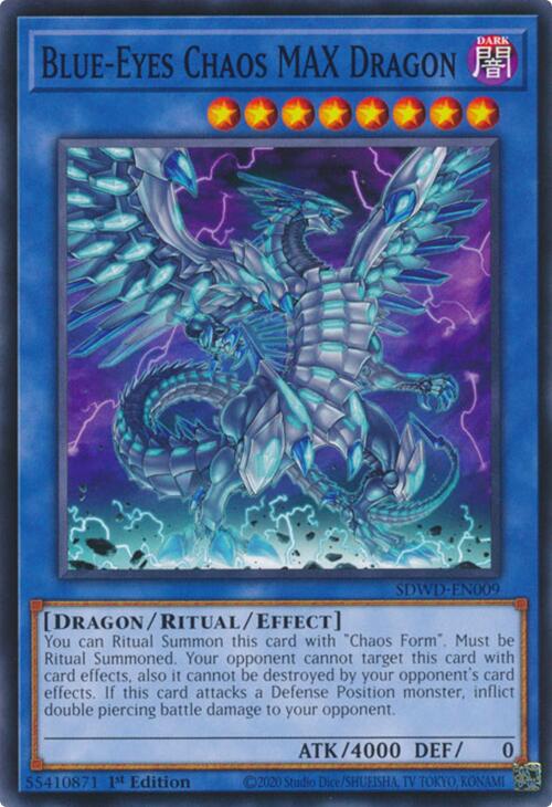Blue-Eyes Chaos MAX Dragon [SDWD-EN009] Common | Rock City Comics