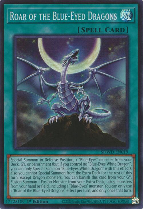 Roar of the Blue-Eyed Dragons [SDWD-EN019] Super Rare | Rock City Comics