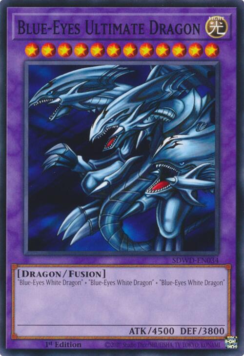 Blue-Eyes Ultimate Dragon [SDWD-EN034] Common | Rock City Comics
