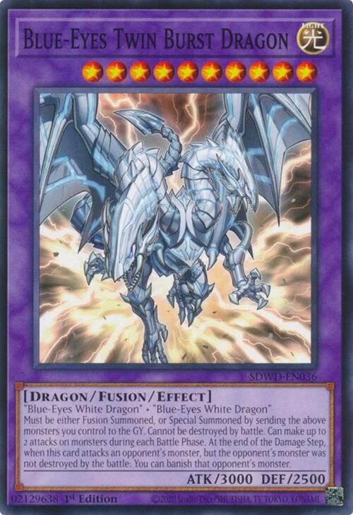 Blue-Eyes Twin Burst Dragon [SDWD-EN036] Common | Rock City Comics