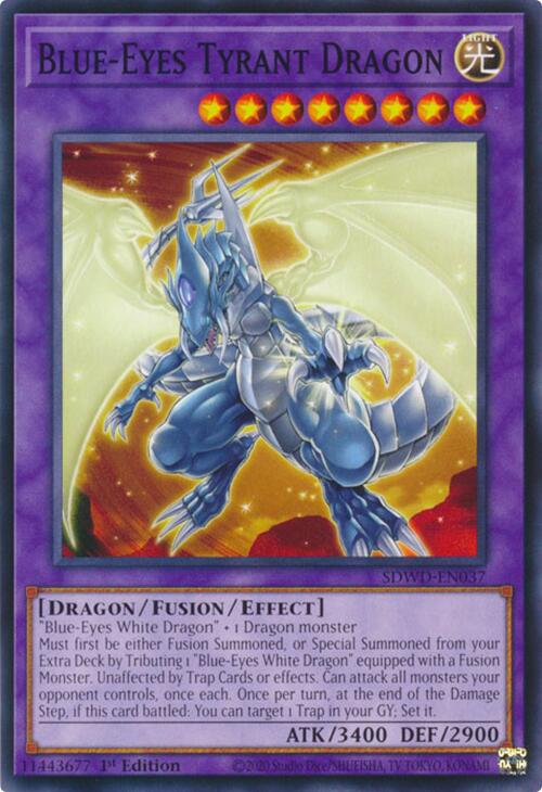 Blue-Eyes Tyrant Dragon [SDWD-EN037] Common | Rock City Comics