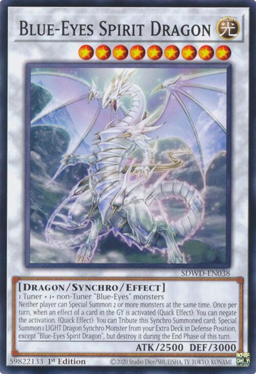 Blue-Eyes Spirit Dragon [SDWD-EN038] Common | Rock City Comics