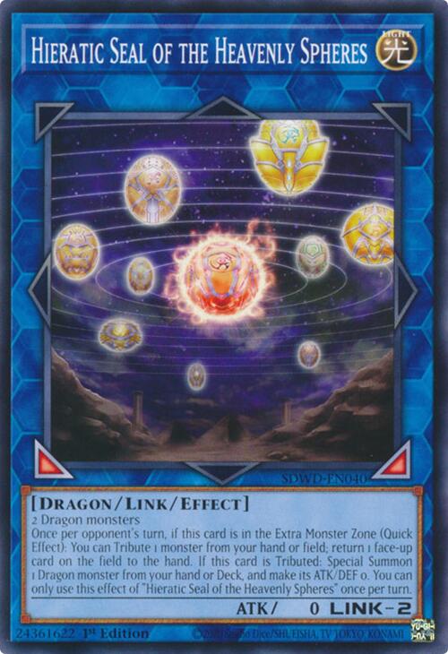 Hieratic Seal of the Heavenly Spheres [SDWD-EN040] Common | Rock City Comics