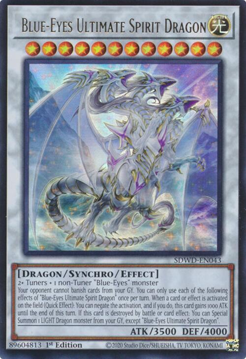 Blue-Eyes Ultimate Spirit Dragon [SDWD-EN043] Ultra Rare | Rock City Comics