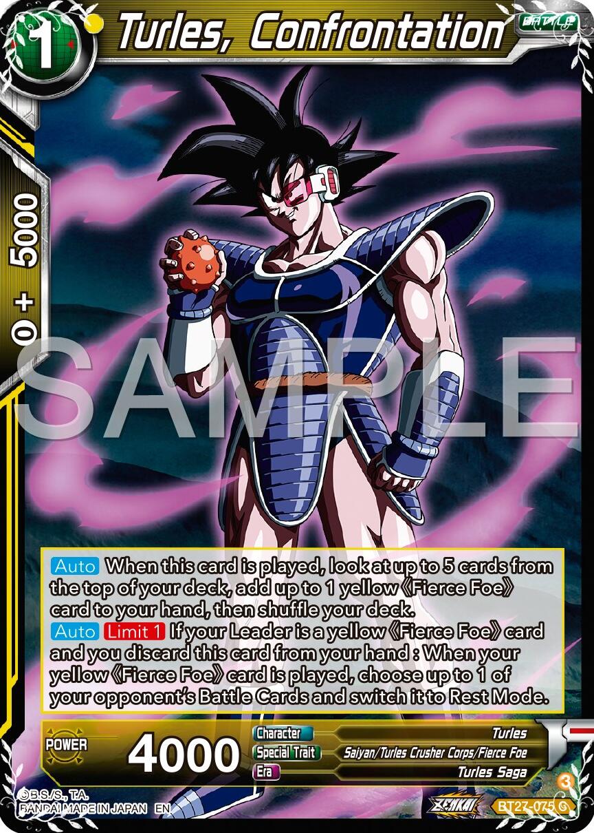 Turles, Confrontation (BT27-075) [History of Z] | Rock City Comics