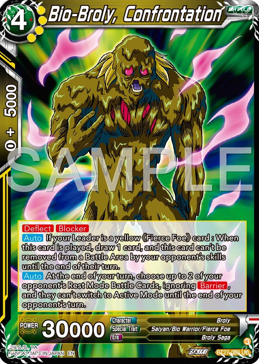 Bio-Broly, Confrontation (BT27-086) [History of Z] | Rock City Comics