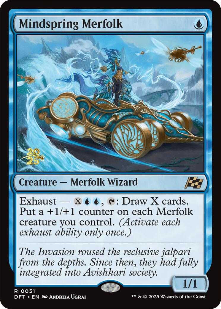 Mindspring Merfolk [Aetherdrift Prerelease Promos] | Rock City Comics