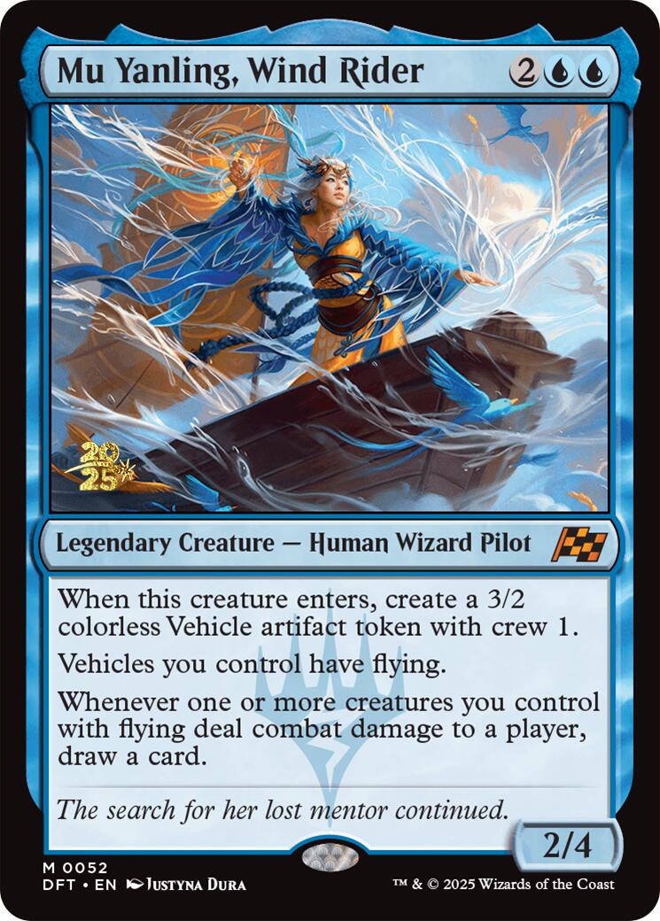 Mu Yanling, Wind Rider [Aetherdrift Prerelease Promos] | Rock City Comics