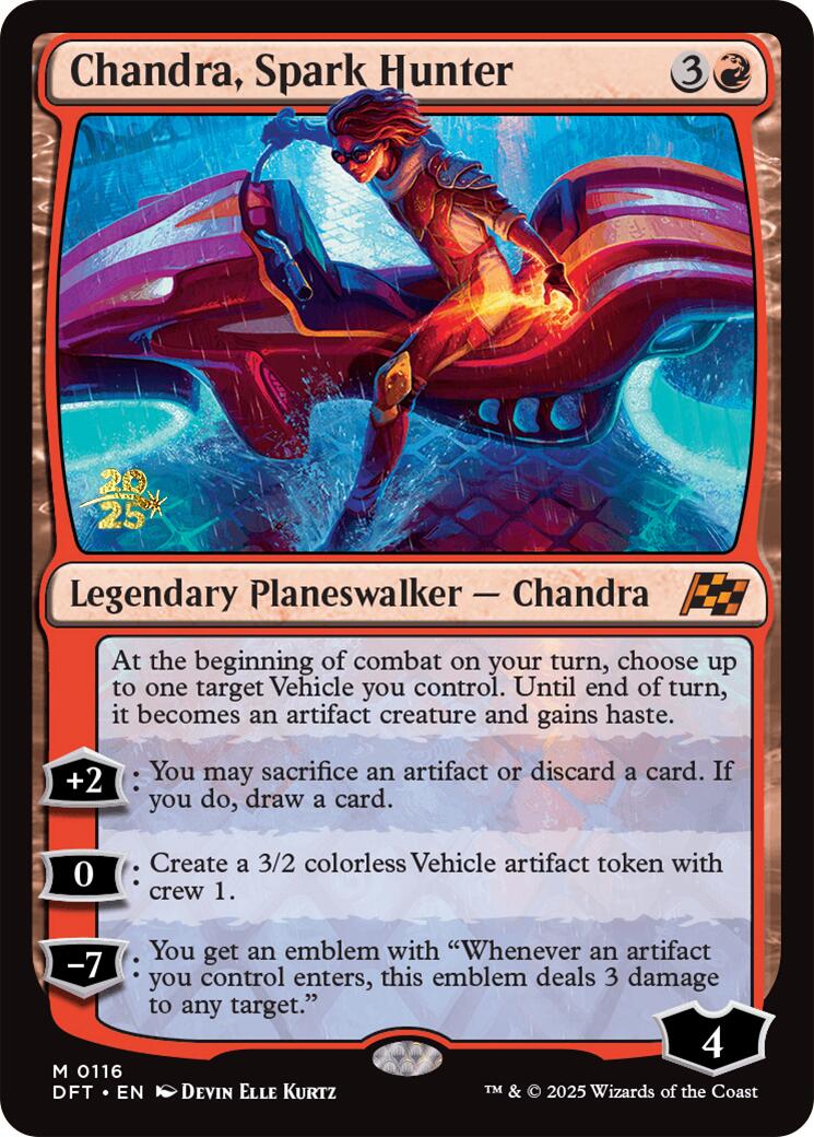 Chandra, Spark Hunter [Aetherdrift Prerelease Promos] | Rock City Comics