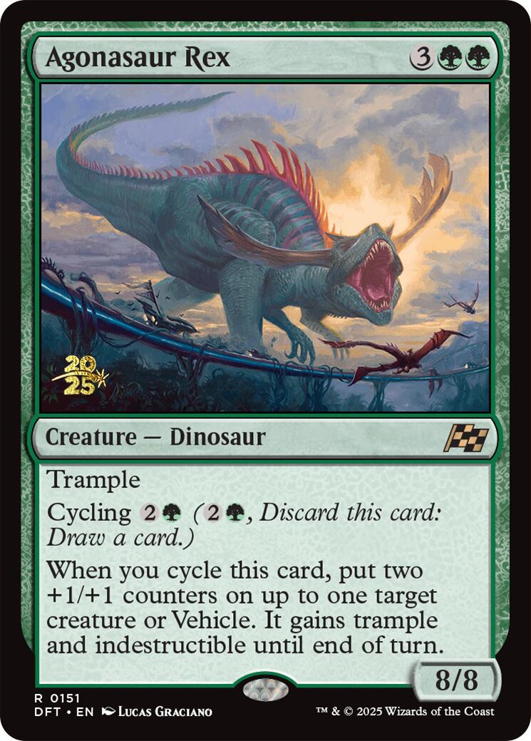 Agonasaur Rex [Aetherdrift Prerelease Promos] | Rock City Comics