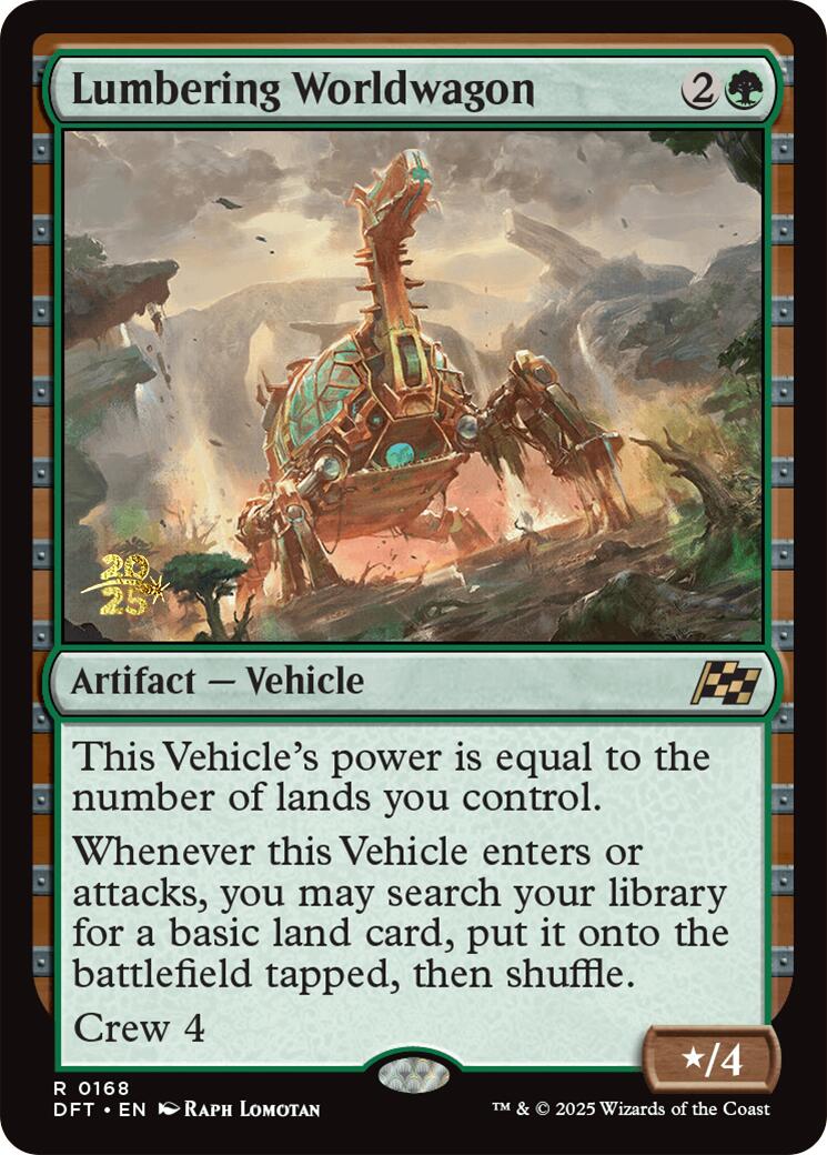 Lumbering Worldwagon [Aetherdrift Prerelease Promos] | Rock City Comics