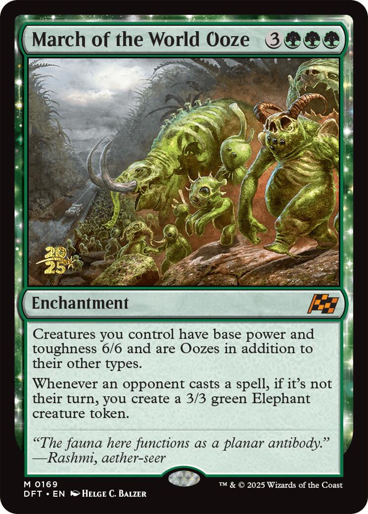 March of the World Ooze [Aetherdrift Prerelease Promos] | Rock City Comics