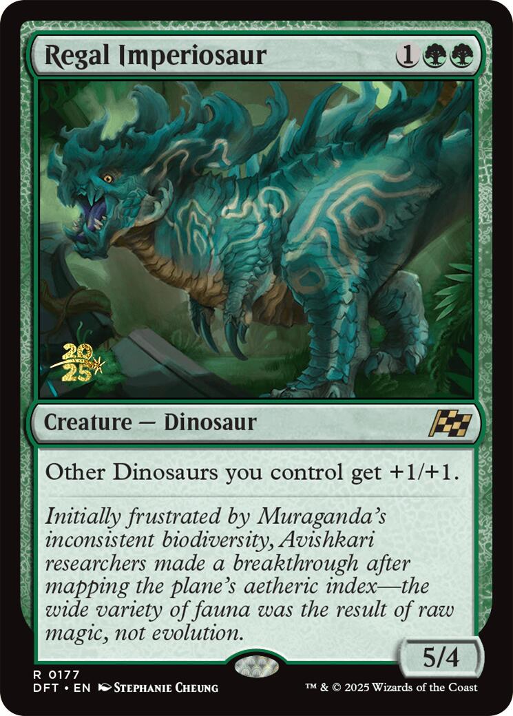 Regal Imperiosaur [Aetherdrift Prerelease Promos] | Rock City Comics