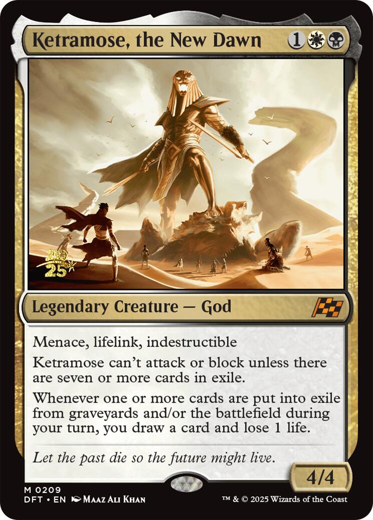 Ketramose, the New Dawn [Aetherdrift Prerelease Promos] | Rock City Comics