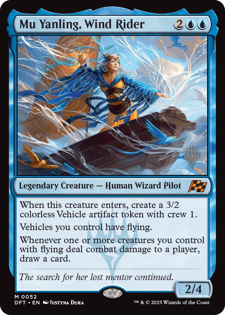 Mu Yanling, Wind Rider [Aetherdrift Promos] | Rock City Comics