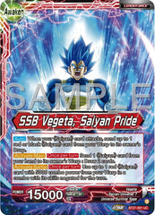 Vegeta // SSB Vegeta, Saiyan Pride (BT27-001) [History of Z] | Rock City Comics