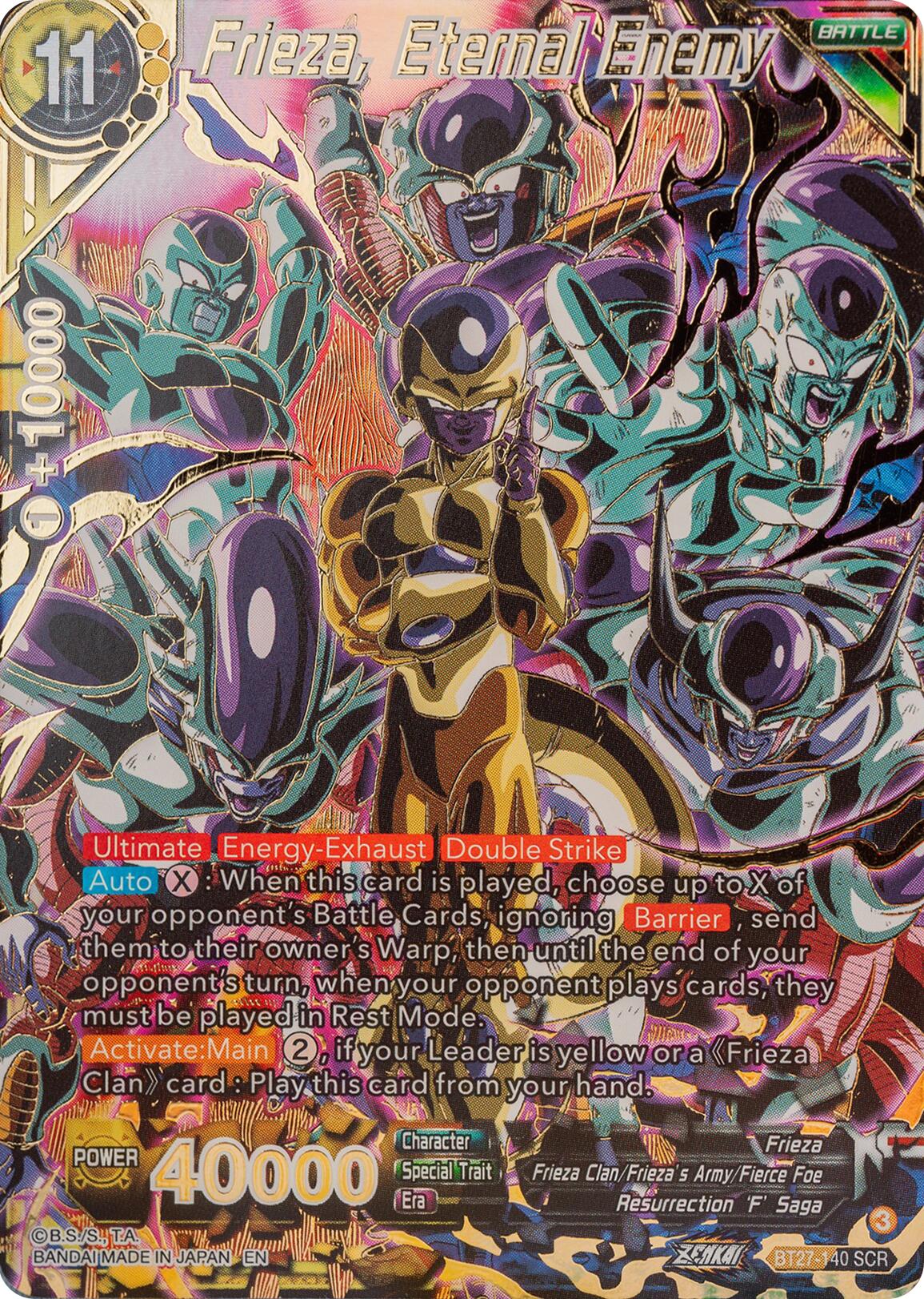 Frieza, Eternal Enemy (BT27-140) [History of Z] | Rock City Comics