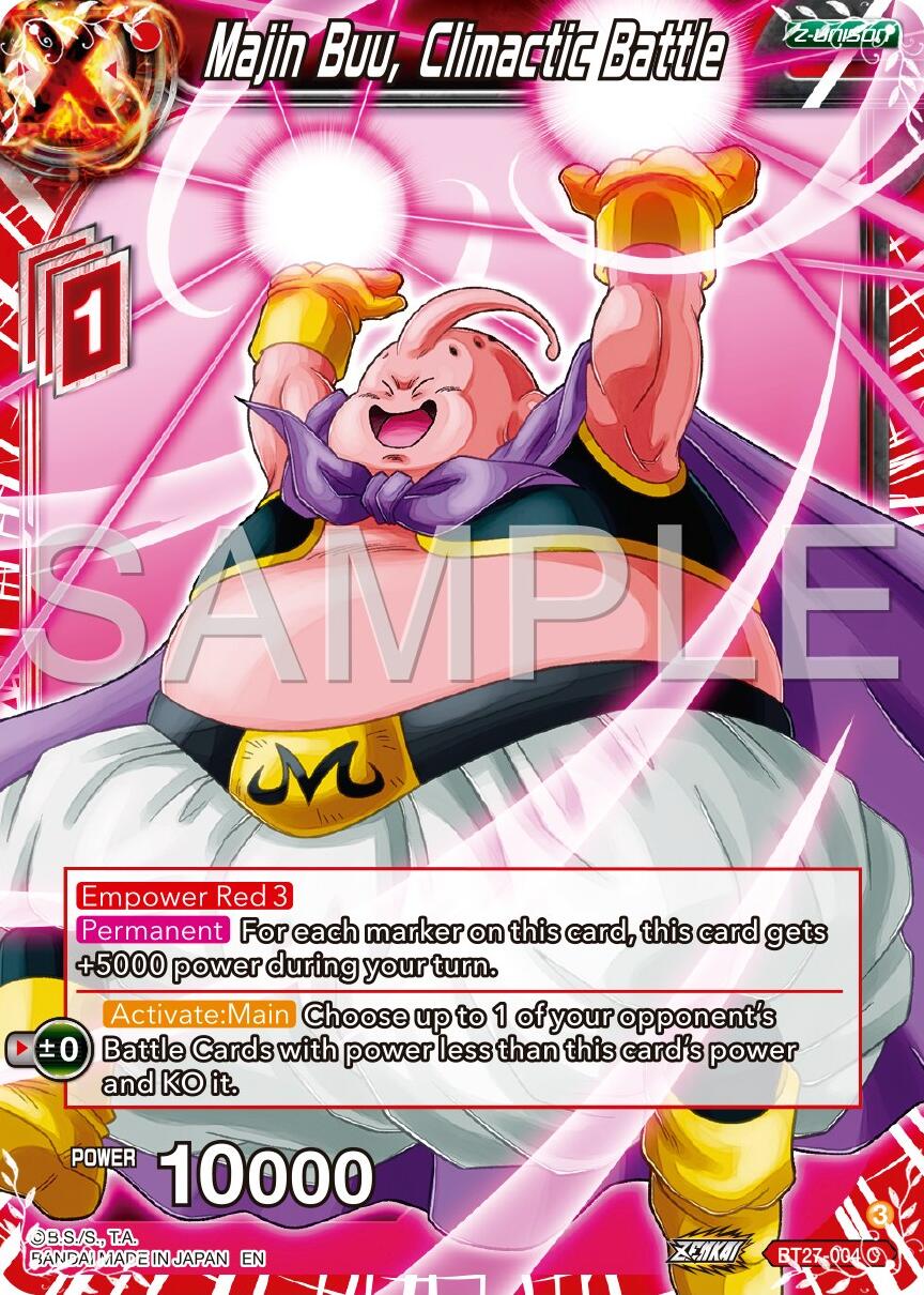 Majin Buu, Climactic Battle (BT27-004) [History of Z] | Rock City Comics