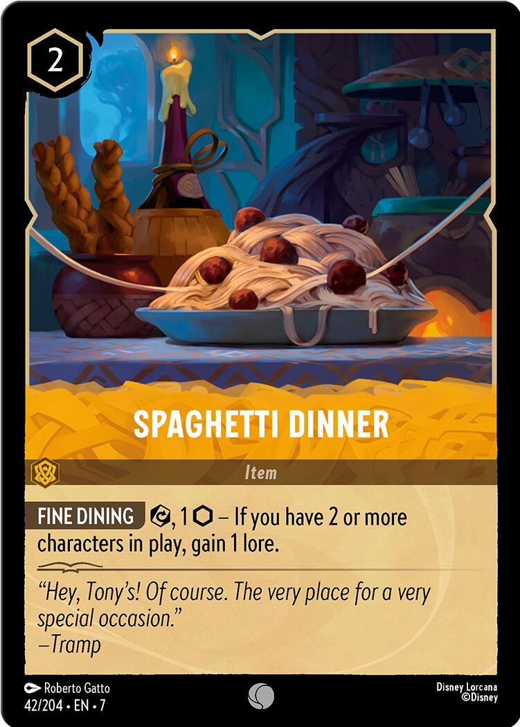 Spaghetti Dinner (42/204) [Archazia's Island] | Rock City Comics