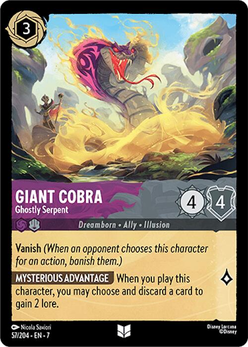 Giant Cobra - Ghostly Serpent (57/204) [Archazia's Island] | Rock City Comics