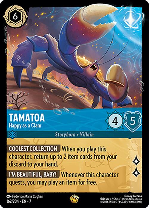 Tamatoa - Happy as a Clam (162/204) [Archazia's Island] | Rock City Comics