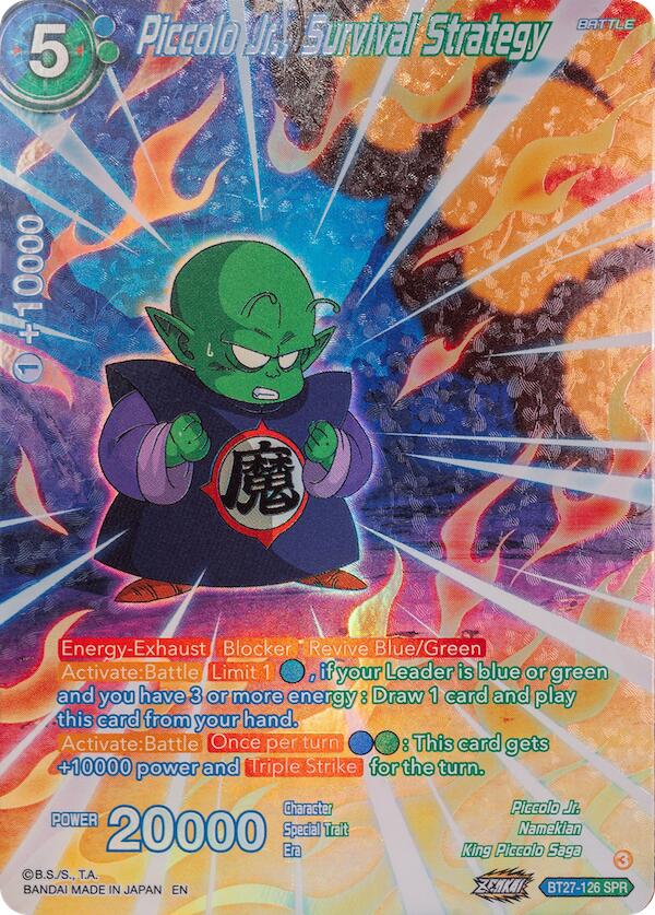 Piccolo Jr., Survival Strategy (SPR) (BT27-126) [History of Z] | Rock City Comics