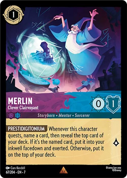 Merlin - Clever Clairvoyant (67/204) [Archazia's Island] | Rock City Comics