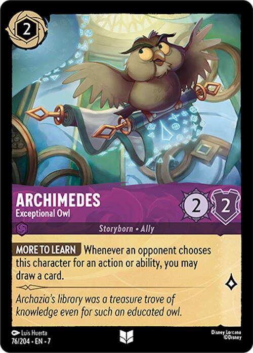 Archimedes - Exceptional Owl (76/204) [Archazia's Island] | Rock City Comics