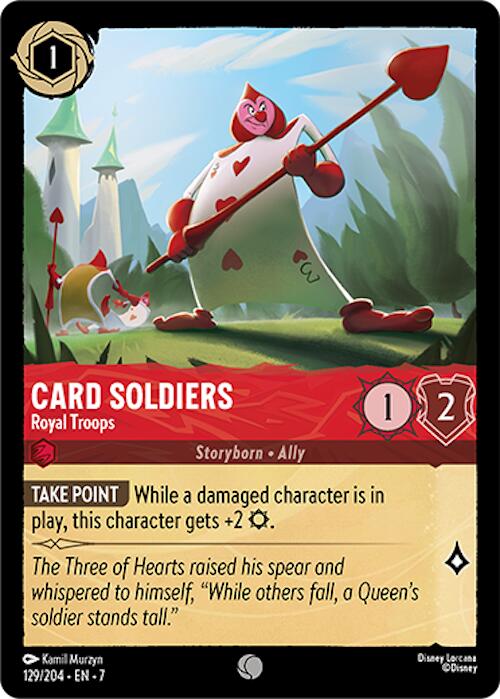 Card Soldiers - Royal Troops (129/204) [Archazia's Island] | Rock City Comics