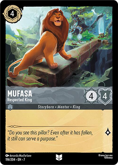 Mufasa - Respected King (196/204) [Archazia's Island] | Rock City Comics