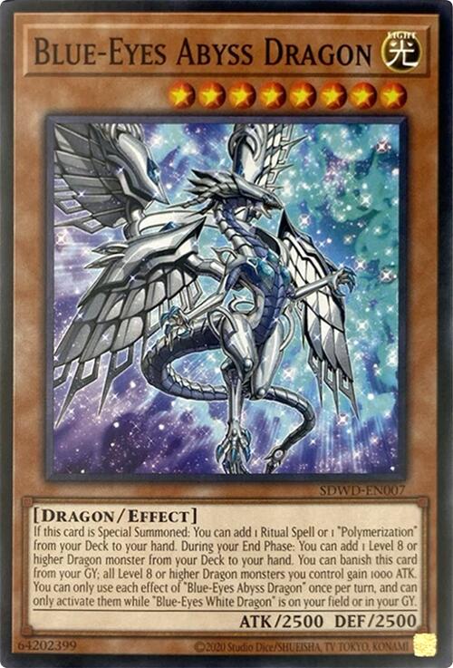 Blue-Eyes Abyss Dragon (Unlimited Misprint) [SDWD-EN007] Common | Rock City Comics
