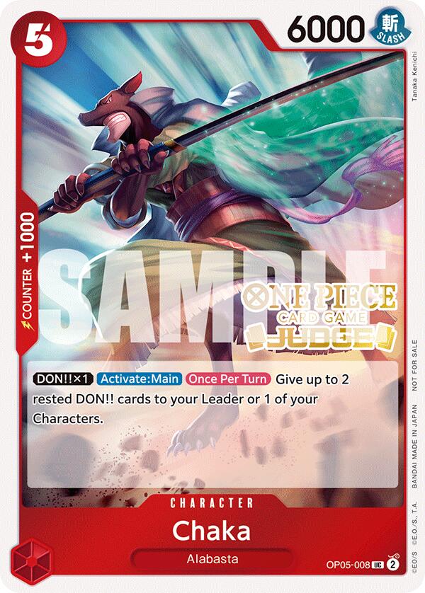 Chaka (Judge Pack Vol. 5) [One Piece Promotion Cards] | Rock City Comics
