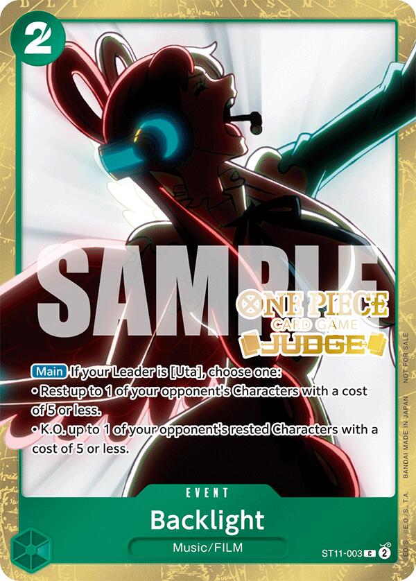 Backlight (Judge Pack Vol. 5) [One Piece Promotion Cards] | Rock City Comics