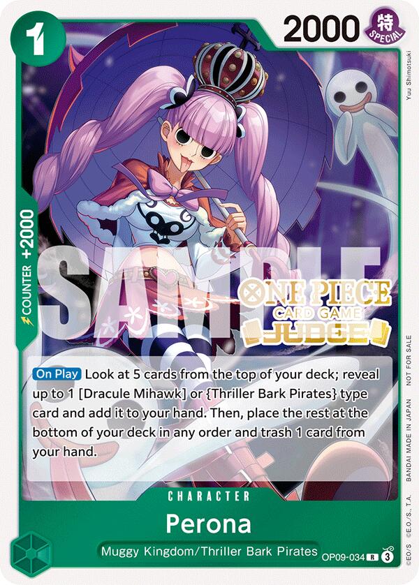 Perona (Judge Pack Vol. 5) [One Piece Promotion Cards] | Rock City Comics