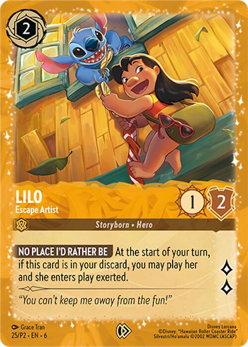 Lilo - Escape Artist (25) [Promo Cards] | Rock City Comics