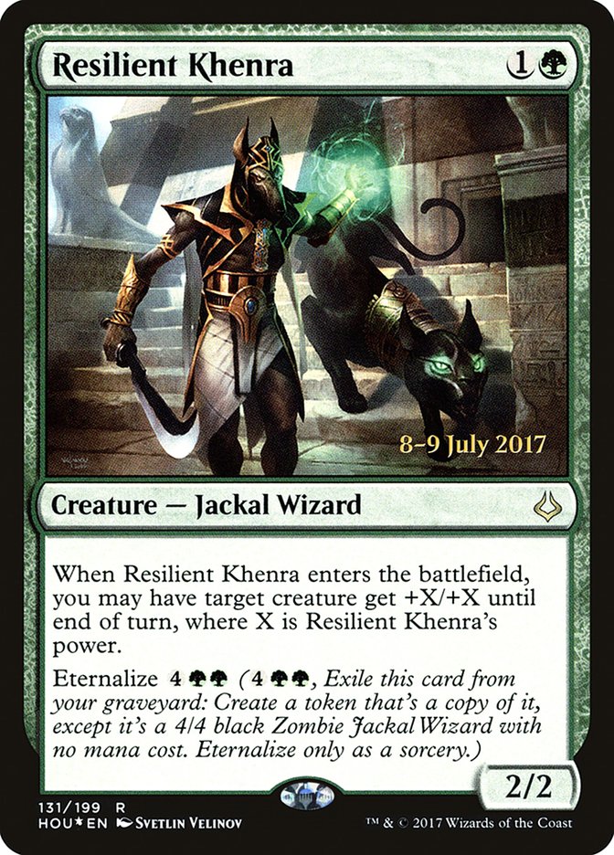 Resilient Khenra [Hour of Devastation Prerelease Promos] | Rock City Comics