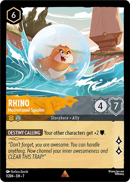 Rhino - Motivational Speaker (1/204) [Archazia's Island] | Rock City Comics