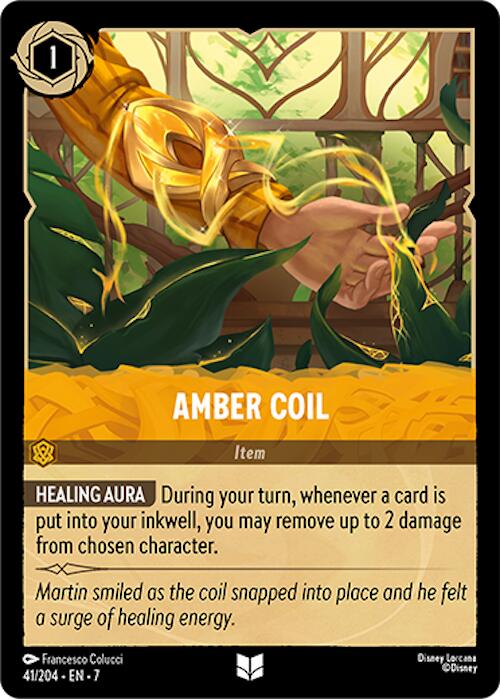 Amber Coil (41/204) [Archazia's Island] | Rock City Comics