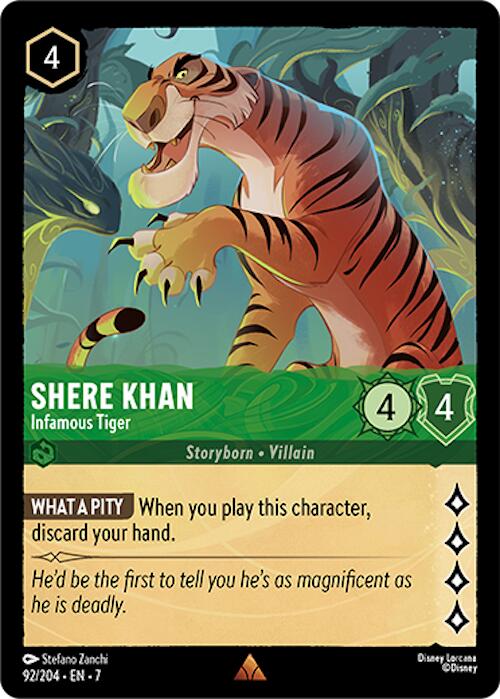 Shere Khan - Infamous Tiger (92/204) [Archazia's Island] | Rock City Comics
