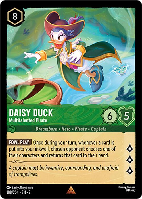 Daisy Duck - Multitalented Pirate (108/204) [Archazia's Island] | Rock City Comics
