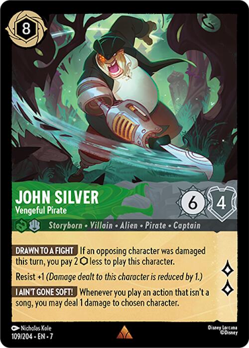 John Silver - Vengeful Pirate (109/204) [Archazia's Island] | Rock City Comics