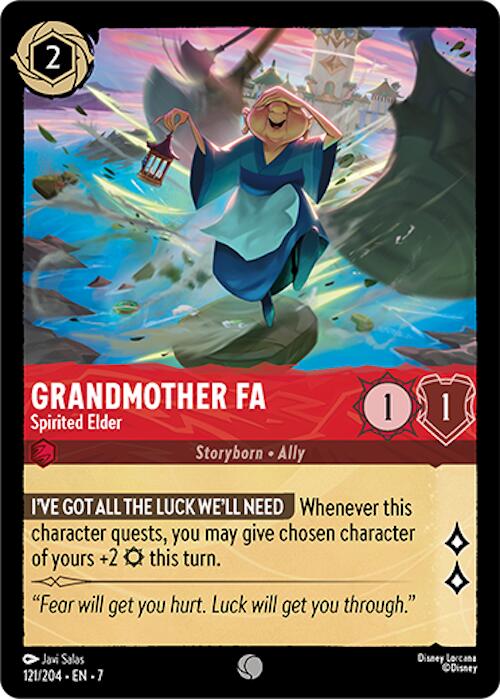Grandmother Fa - Spirited Elder (121/204) [Archazia's Island] | Rock City Comics