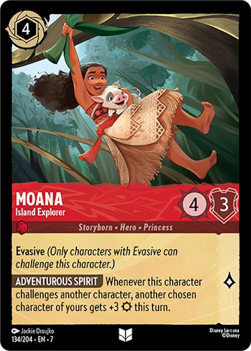 Moana - Island Explorer (134/204) [Archazia's Island] | Rock City Comics