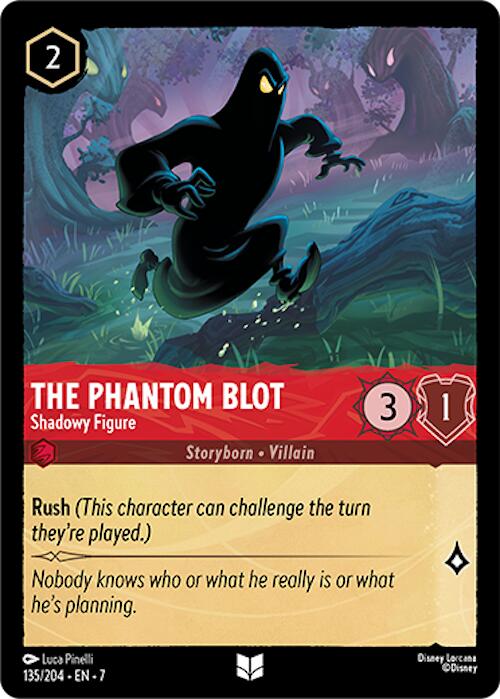 The Phantom Blot - Shadowy Figure (135/204) [Archazia's Island] | Rock City Comics