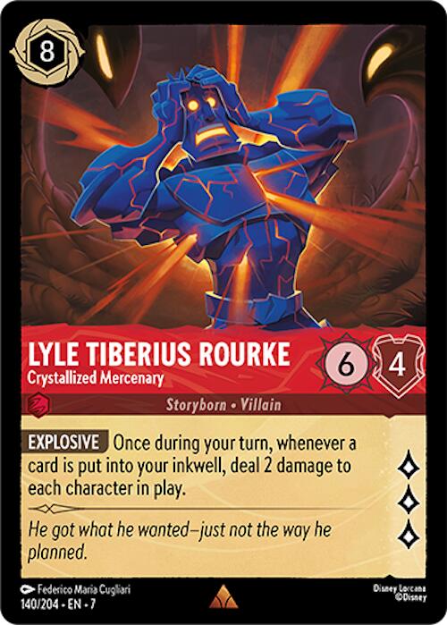 Lyle Tiberius Rourke - Crystallized Mercenary (140/204) [Archazia's Island] | Rock City Comics
